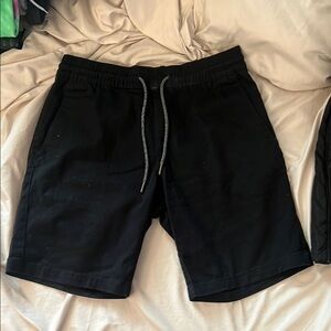Men's Black Casual Shorts